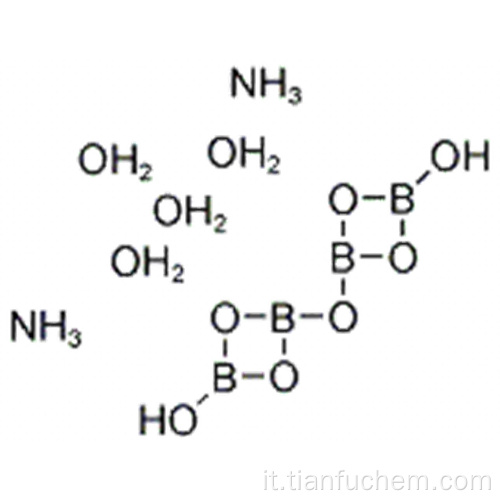 AMMONIO TETRABORATO TETRAIDRATO CAS 12228-87-4